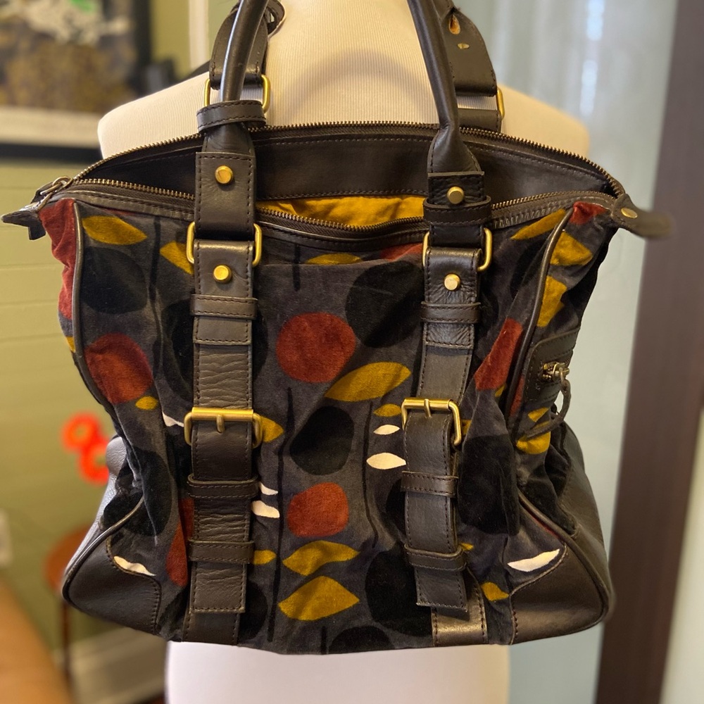 Multicolor Patterned Women's Bag